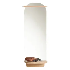 Tapio Anttila Collection Renki Peili, Tammi - Uusionahka -Muuto HalpaShop 05 021500 Renki mirror 3