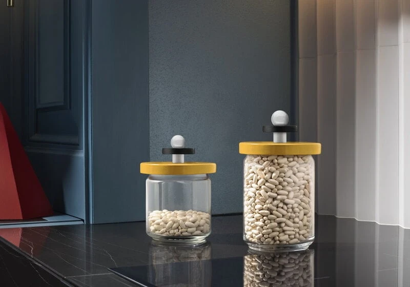 Alessi Sottsass Purkki 75 Cl, Keltainen 3 Alessi Sottsass Purkki 75 Cl, Keltainen - Image 3