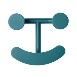 Fritz Hansen Happy Hook Seinäkoukku, Turkoosi