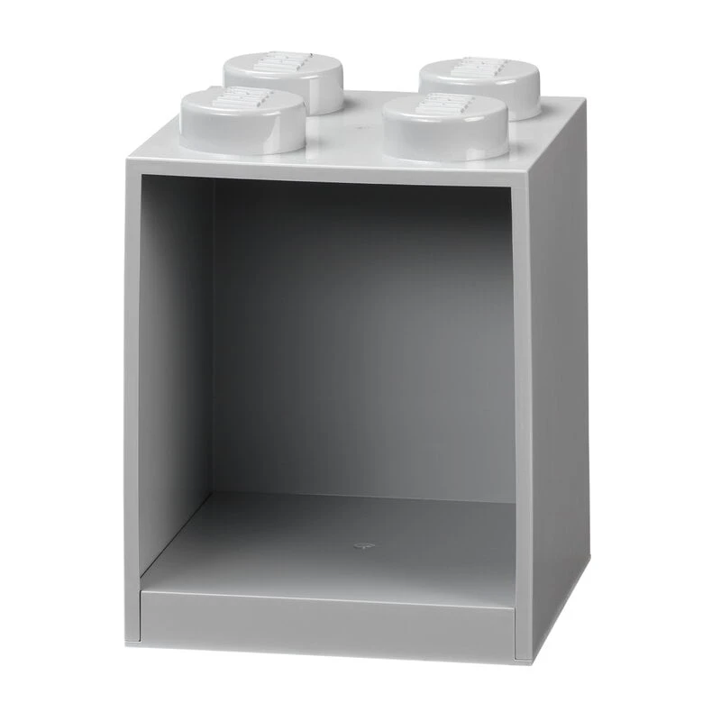 Room Copenhagen Lego Brick Shelf 4 Hylly, Harmaa 1 Room Copenhagen Lego Brick Shelf 4 Hylly, Harmaa
