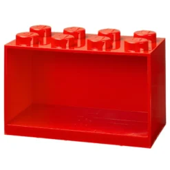 Room Copenhagen Lego Brick Shelf 8 Hylly, Kirkkaanpunainen