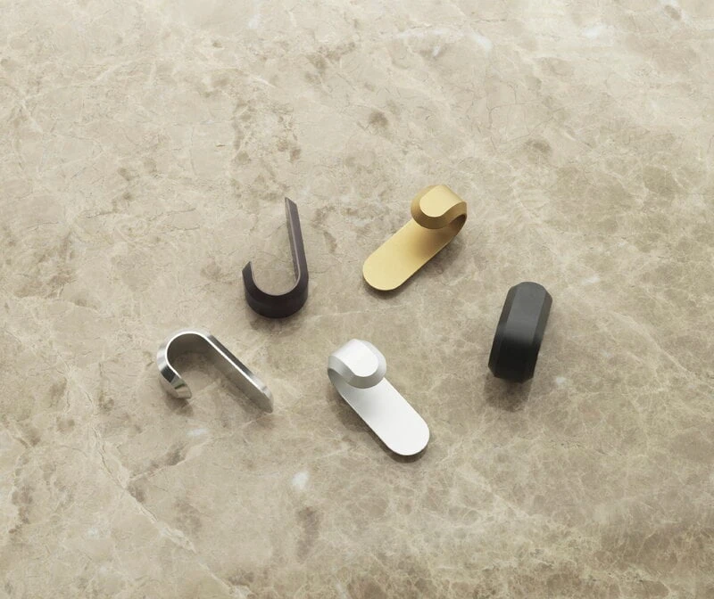 Normann Copenhagen Curve Minikoukku, 2 Kpl, Matta Ruskea 2 Normann Copenhagen Curve Minikoukku, 2 Kpl, Matta Ruskea - Image 2