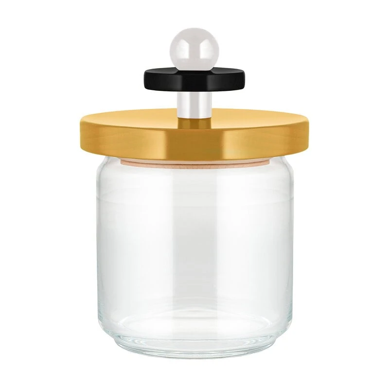 Alessi Sottsass Purkki 75 Cl, Keltainen 1 Alessi Sottsass Purkki 75 Cl, Keltainen