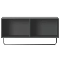 Montana Furniture Coat Hattuhylly Vaatetangolla, 04 Antracite