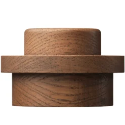 Room Copenhagen Lego Wooden Wall Hanger Seinäkoukku 3 Kpl, Tummaksi Petsattu Tam -Muuto HalpaShop 40160900 LEGO 1x1 Wooden Wall Hanger Set Dark Stained large