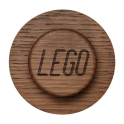 Room Copenhagen Lego Wooden Wall Hanger Seinäkoukku 3 Kpl, Tummaksi Petsattu Tam -Muuto HalpaShop 40160900 LEGO 1x1 Wooden Wall Hanger Set Dark Stained large1