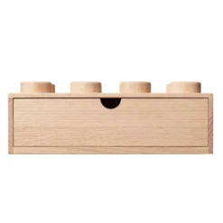 Room Copenhagen Lego Wooden Desk Drawer 8 Säilytyslaatikko, Saippuoitu Tammi -Muuto HalpaShop 40210900 LEGO 2x4 Wooden Desk Drawer Soap Treated front