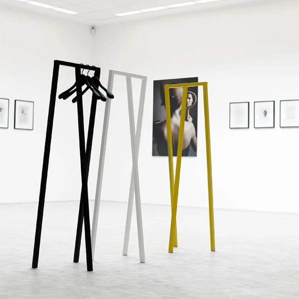 HAY Loop Stand Naulakko, Valkoinen 2 HAY Loop Stand Naulakko, Valkoinen - Image 2