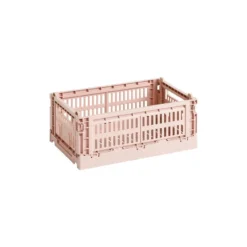 HAY Colour Crate Kori, S, Kierrätysmuovi, Blush