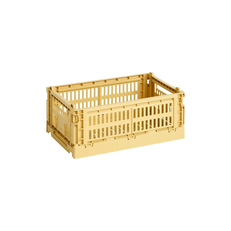 HAY Colour Crate Kori, S, Kierrätysmuovi, Golden Yellow 1 HAY Colour Crate Kori, S, Kierrätysmuovi, Golden Yellow