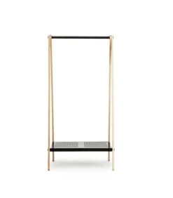 Normann Copenhagen Toj Vaaterekki, Pieni, Harmaa - Saarni -Muuto HalpaShop 600015 Toj ClothesRack Small Grey Front