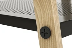 Normann Copenhagen Toj Vaaterekki, Iso, Harmaa - Saarni -Muuto HalpaShop 600020 Toj ClothesRack Large Grey Screw