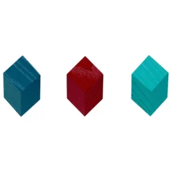 HAY Iso Hook Seinäkoukku, Punainen, 3 Kpl