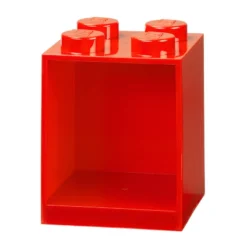 Room Copenhagen Lego Brick Shelf 4 Hylly, Kirkkaanpunainen