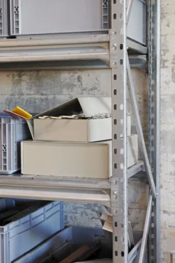 HAY Colour Storage Laatikko, L, Harmaa -Muuto HalpaShop Colour Storage S grey Colour Storage L grey 01