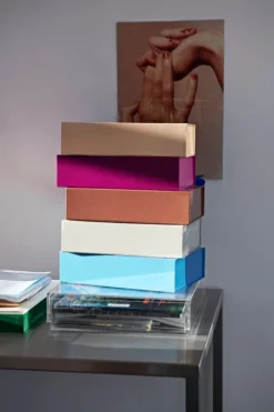 HAY Colour Storage Laatikko, S, Harmaa -Muuto HalpaShop Colour Storage S vanilla vibrant purple milk chocolate grey sky blue 4