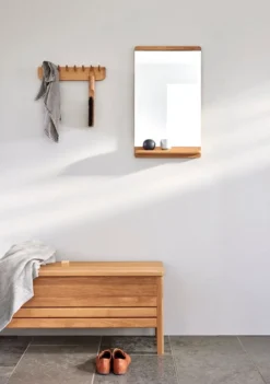 Form & Refine Echo Naulakko 40 Cm, Tammi -Muuto HalpaShop FR Entrance A Line Storage Bench Echo Coatrack Rim Wallmirror