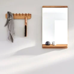 Form & Refine Echo Naulakko 40 Cm, Tammi -Muuto HalpaShop FR Entrance Echo Coatrack Rim Wallmirror oak