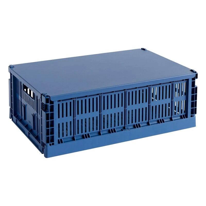 HAY Colour Crate Kansi, L, Dark Blue - Image 2