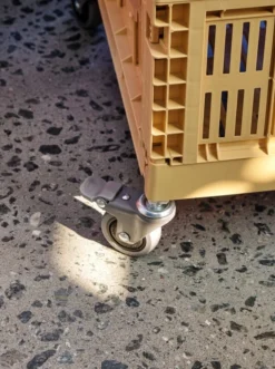 HAY Colour Crate Kansi, L, Golden Yellow -Muuto HalpaShop HAY Colour Crate Wheels HAY Colour Crate L golden yellow 1