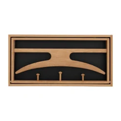 Klassik Studio The Hanger Seinänaulakko, öljytty Tammi - Mattamusta