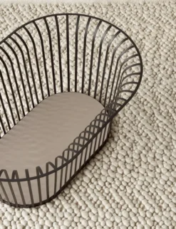 MENU Ribbon Kori, Musta -Muuto HalpaShop MENU Ribbon Basket Gravel Rug 6