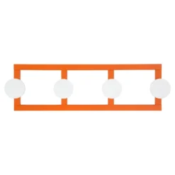 Raawii Hook 2 Naulakko, Keskikokoinen, Pure Orange - Signal White