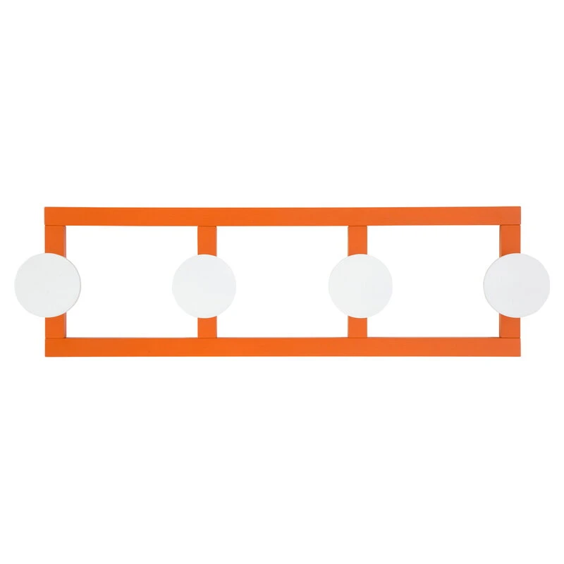 Raawii Hook 2 Naulakko, Keskikokoinen, Pure Orange - Signal White 1 Raawii Hook 2 Naulakko, Keskikokoinen, Pure Orange - Signal White