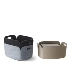 Muuto Restore Säilytyskori, Hiekka 8 Muuto Restore Säilytyskori, Hiekka -Muuto HalpaShop Restore Black grey sand wh