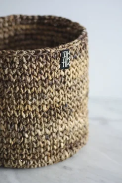 Tikau Round Kori, L -Muuto HalpaShop Round basket L 5