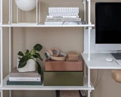 HAY Colour Storage Laatikko, M, Oliivi -Muuto HalpaShop Small Storage Design Stories x Kasia Rutkowiak 15 1