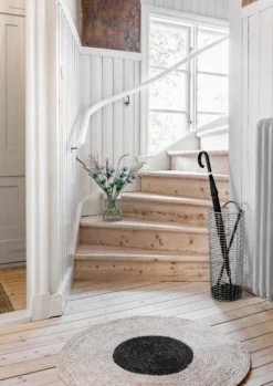 Korbo Umbrella Bin Sateenvarjoteline, Ruostumaton Teräs -Muuto HalpaShop Umbrella Bin Hallway2 Color