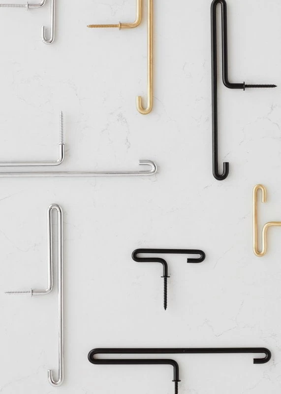 Moebe Seinäkoukku, Iso, Musta 2 Moebe Seinäkoukku, Iso, Musta - Image 2