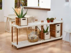 Cane-line Box Säilytyslaatikko, Tiikki - Valkoinen -Muuto HalpaShop frame 21 F