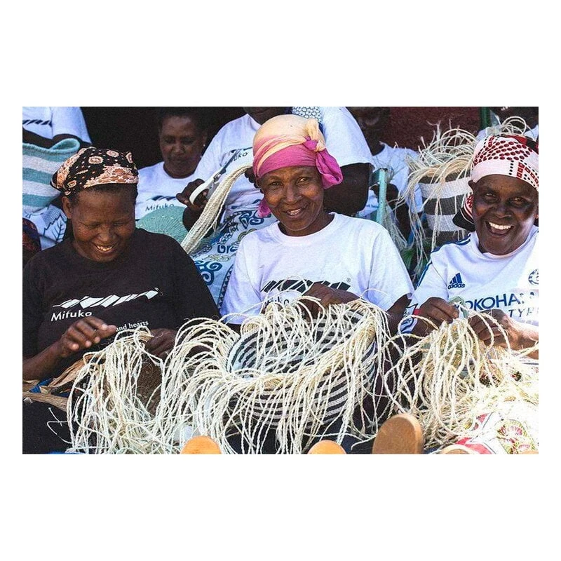 Mifuko Kiondo Korikassi, M, Valkoinen 2 Mifuko Kiondo Korikassi, M, Valkoinen - Image 2